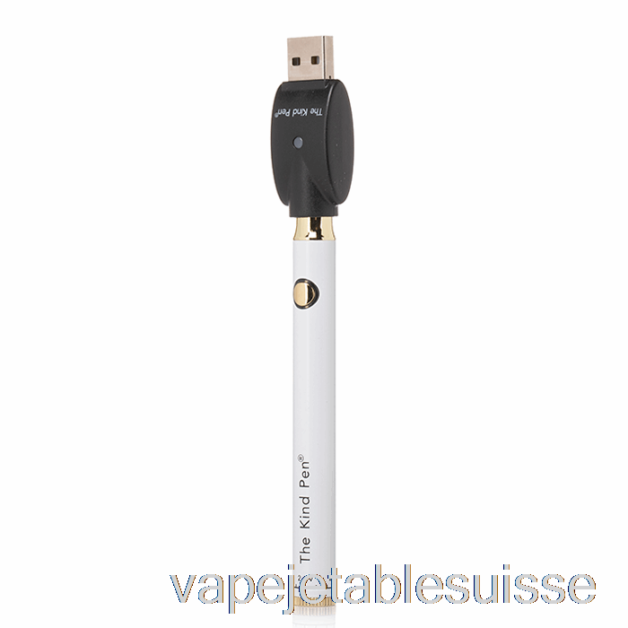 Vape Suisse The Kind Pen Twist Vv 510 Batterie Or Blanc